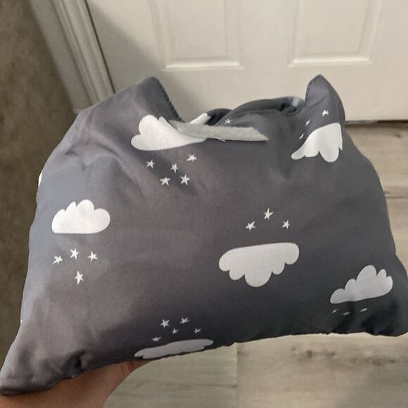 Lumiere- grey cloud chart and high chair seat cover - Picture 2 of 4